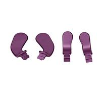 4pcs Stainless Steel Paddles, Replacement Controller Parts for One Elite Series 2 Controller, Video Games Accessories Kits for One Elite Controller Series 2 Model 1797 (Purple)
