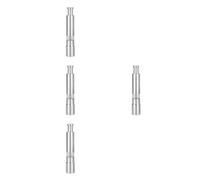 4pcs Stainless Steel Pepper Mill Manual Press Grinder for Kitchen Use