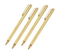 4Pcs Stainless Steel Pickup Pen, Metal Detection Rod,Gold