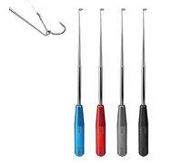 4PCS Stainless Steel Portable Hook Remover - Fishing Accessories & Tools for Sea & Rock Fishing