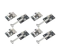 4PCS Stainless Steel RV Door Holder Latch, Camper Trailer Door T-Shaped Entrance Latches for Trailer Cargo Protection Theft Design