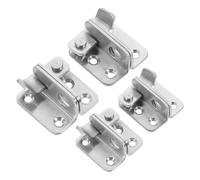 4pcs Stainless Steel Sliding Barn Door Lock Latch for Shed Doors