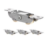 4pcs Stainless Steel Sliding Door Roller 9/16in Ball Bearing | For windows and sliding doors, quiet smooth rolling, easy replacement, stable load support for bedrooms