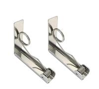 4PCS Stainless Steel Table Clips Large-Diameter Clamps 6CM For Outdoor And Indoor