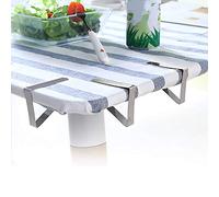 4Pcs Stainless Steel Table Cloth Clips Heavy Duty Table Clamps Non-Slip Triangular Large Holder for Outdoor Wedding Party Picnic Banquet Garden Dining