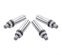 4PCS Standard Cotter Pins for Bicycle Crank Chainwheel Retention 3/8 or 9.5mm Steel Fasteners for Standard Cycle Servicing (middle size)