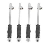 4Pcs Standard Interface Double Head Air Chucks 10.6 Inch Length Tire Inflate Chuck for Off Road Vehicles, Commercial Vehicles, Cars, Trucks,Bike