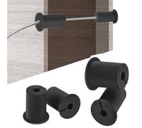 4Pcs Starlink Cable Routing Kit for 1-Inch Wall Holes, Wall Grommets for Cables, Wall Cable Pass Through of Starlink Accessories, Wall Hole Cover for Easy Installation of Ethernet Cables (Black)