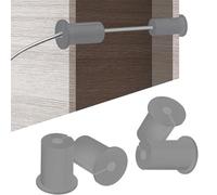 4Pcs Starlink Cable Routing Kit for 1-Inch Wall Holes, Wall Grommets for Cables, Wall Cable Pass Through of Starlink Accessories, Wall Hole Cover for Easy Installation of Ethernet Cables (Grey)