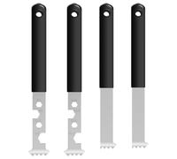 4Pcs Steel Paver Removal Tool Set with Hex Wrench, Non Slip Handle Paving Brick Puller Zinc Plated Coating High Hardness Paver Puller Tool for Road Repairs, Brick Replacement