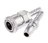 4Pcs Steel Pneumatic Fitting Air Line Hose Compressor Connector Quick Release Coupler Air Line Fittings for 8mm Hose SH20 PH20
