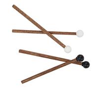4PCS Steel Tongue Drum Mallets, 6.5in Rubber Percussion Mallets, Drum & Percussion Accessories for Child Drummers and Practitioners