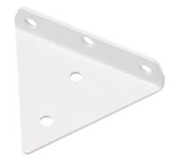 4PCS Steel Triangle Bracket Heavy Duty Wall Mounted Invisible Furniture for Shelve Shelf Square Floating Support Brackets for Shelves(White 170mm)