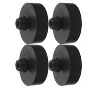 4pcs Stepper Machine Replacement Pads Rubber Floor Protectors | Textured Surface, Slightly Upturned Edges, Reduces Vibration, Prevents Wobbling and Tilting, Protects Equipment Parts