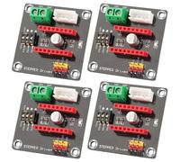4PCS Stepper Motor Driver Kit- DRV8825 & A4988 Modules, 3D Printer Control Board Compatible with Ar duino RAMPS 1.4, CNC Shield Expansion Board for DIY Projects