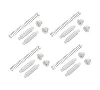 4pcs Storm Door Spring Tension Pin Aluminum Alloy Screen Hinge Repair | Spring Loaded Aluminum Alloy Pin with Silver Finish, Precision-machined for Gates and Screen Door Hinges, for Contractors