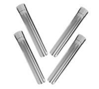 4pcs Stove Pipe Flue Extension 2.36 Inch Diameter Chimney | Heat Resistant Seamless Tube Polished Interior and Exterior Walls, Easy to Assemble and Pack, for Winter Campers and Hot