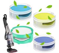4pcs Stratos Anti Odour Cartridges for Shark, Air Freshener Refill Long-Lasting Replacements, Suitable for IZ400UKT/IZ400UK/ IZ420UKT/NZ860UKT/ NZ860UK/ AZ913UK/ AZ913UKT/ HZ3000UKT, (Mixed Scents)