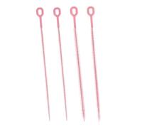 4pcs Straw Cleaner Brushes Compatible with Stanley, 31.5cm/12.4in Extra Long Full Bristle Coverage Reusable Straw Cleaning Brushes Cleaning Accessories (Macaron Pink, 3 Sizes)