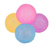 4pcs Stress Relief Balls, Assorted Colors Maltose Filled Fidget Stress Mini Toys Durable Slow Rising Sugar Balls for Anxiety ADHD & Autism Classroom Prizes (Football)