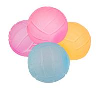 4pcs Stress Relief Balls, Assorted Colors Maltose Filled Stress Toys Durable Slow Rising Sugar Balls for Anxiety ADHD & Autism Classroom Prizes (Volleyball)