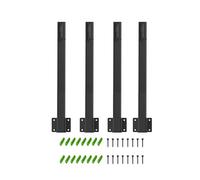 4pcs String Light Fixing Rod & Space Saving Light Stand Suitable for Various Occasions Illuminate Your Space Outdoor String Holder Iron for Outdoor Lights Versatile Wall Mounted