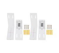 4PCS Structural Movement Measurement Tool L-Shaped Acrylic Gauge Wall Separation and Analysis Monitor Gauge Detection