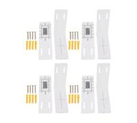 4PCS Structural Movement Measurement Tool L-Shaped Acrylic Gauge Wall Separation and Analysis Monitor Gauge Detection