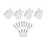 4pcs Sturdy Aluminum Alloy Solars Panel Brackets for Campers and Boats Roof Easy Installations Designs Solar Brackets