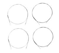 4Pcs Sturdy Metal Erhu Strings Replacement Kit with Resonant Sound and Easy to Use Features, Erhu String Accessories for Musical Instrument Maintenance