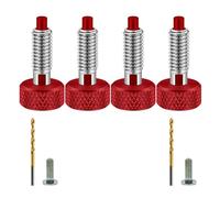4pcs Sturdy Stainless Steel Hand Retractables Spring Plunger Quick Releases Pin for Furniture Assembly and Repairs Split Positioning Screw
