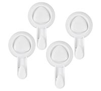 4pcs Suction Hooks, Suction Cup Hooks, 65mm Sucker Hooks, Removable Hooks Damage Free, Suction Hooks for Hanging, Suction Hooks for Bathroom, Strong Suction Hooks, Suitable for Bathroom and Kitchen