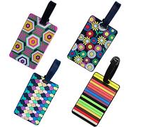 4pcs Suitcase Tags,Suitcase Business Card Holder,Travel Tags with Name ID Card,for Travel Vacation Luggage Storage,Prevent Lost Luggage