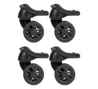 4pcs Suitcase Wheel Replacement Set Practical Suitcase Repair Accesories with Quiet Designs Easy Installation