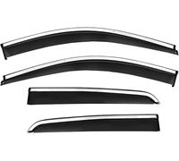 4pcs Sun Rain Guard Window Visor Awnings And Shelters Wind Deflectors for Dacia Spring Electric MK1 2019-2025, Car Wind Deflectors Side Window