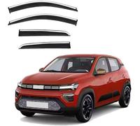 4pcs Sun Rain Guard Window Visor Awnings And Shelters Wind Deflectors for Dacia Spring Electric MK1 2019+, Car Wind Deflectors Side Window