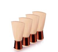 4Pcs Suona Reed Whistle Mouthpiece Accessory for Chinese National Musical Instrument, S/for M/L Size, Reed Material, Not Ready-to-Use (Requires Processing)