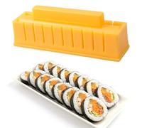 4Pcs Sushi Maker Sushi DIY Mold Set Round Sushi Maker Mold Simple Sushi Making Kit Sushi Tool Kitchen Accessories for Beginners Roller Mold Sushi Cutter