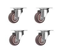 4Pcs Swivel Casters with nt Wheels and Safe Brake for Trolley Cha Sofa1.25 Inch Replacement Wheels
