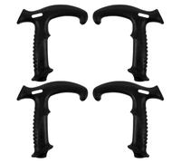 4pcs T Handle Grip for Hiking Sticks 20mm Diameter Ergonomic Design | Slip-resistant Texture, Portable Spare Grip for Walking Cane Users and Hikers, Sleek Modern Style