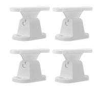 4pcs T Shape Door Retaining Catch Nylon Door Retainer for Camper Rv | Black Holder for Compartment Doors and Storage Lockers, Quick Screw Installation, Wall Protection, Reduced Noise