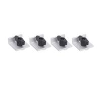 4Pcs T Trail Stop Block Short Woodworking Universal for Sanding Routing with Knobs