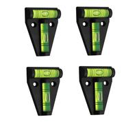 4Pcs T-Type Level With A Range Of Bubble Height Size Bullseye Circular Level T-Type Range Precision Mind-Bubble Measurement Kits