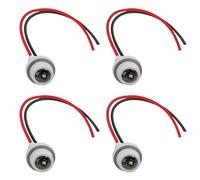 4PCS T10 W5W Rubber Bulb Socket Holder,12V Waterproof Light Connector