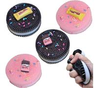 4pcs Taba Squishy Toys, Taba Squishy, Oreo Squishy, for Kids Adults Anxiety Relief Sensory Toys