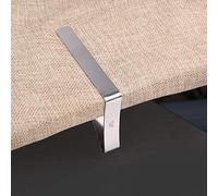 4Pcs Table Cloth Cover Clips Stainless Steel Table Cloth Clamps Large Tablecloth Clips for Tables with A Thickness of Less Than 6Cm.