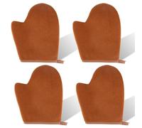 4pcs Tanning Mitt - Washable, Reusable Fake Tan Mit Self Tan Mitt for Smooth, Even Fake Tan or Sunscreen Application, Double-Sided Tanning Mit Glove for Sunbathing & Sunless Tanning