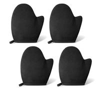 4pcs Tanning Mitt - Washable, Reusable Fake Tan Mit Self Tan Mitt for Smooth, Even Fake Tan or Sunscreen Application, Double-Sided Tanning Mit Glove for Sunbathing & Sunless Tanning