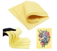 4Pcs Tattoo Skin 3mm - LEAYOKA A4 Size Thick Fake Skin Tattoo Practice Skin Tattoo Art Hunt Soft Silicone Tattoo Practice Skin Tattoo Accessories