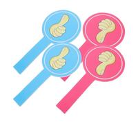 4pcs Teacher Voting Paddle Foam Board Classroom Judging Board Flexible